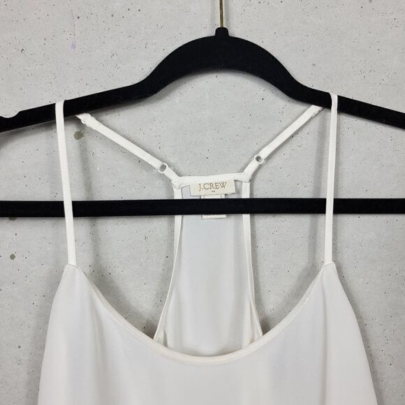 J.Crew Racerback Cami Tank Top. Ivory 00#023 - Picture 5 of 11